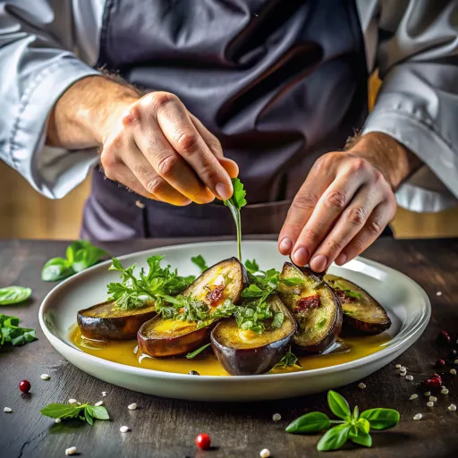 Fırında Hafif Baharatlı Patlıcan